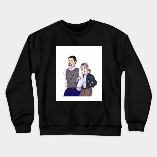 Couple Goals Crewneck Sweatshirt by sarahjungart